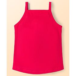 Babyhug Disney Lycra Knit Sleeveless Slips With Minnie Mouse Graphics Pack Of 3 - Blue, White and Red
