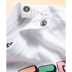 Babyhug Disney Single Jersey Knit Full Sleeves T-Shirt & Pyjama Night-Suit With Minnie Mouse Graphics - Multicolor