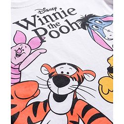 Babyhug Disney Single Jersey Knit Full Sleeves T-Shirt & Pajama Night Suit with Winnie & Friends Graphic & Stripes - Multicolor