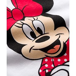 Babyhug Disney Single Jersey Knit Full Sleeves T-Shirt & Pyjama Night Suit With Minnie Mouse Graphics - Multicolor