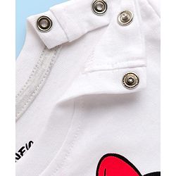 Babyhug Disney Single Jersey Knit Full Sleeves T-Shirt & Pyjama Night Suit With Minnie Mouse Graphics - Multicolor