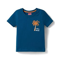 Babyhug Cotton Knit Half Sleeves T-Shirts With Leaf Print Pack of 3 - Multicolor