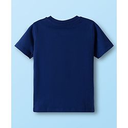 Babyhug Disney Single Jersey Knit Half Sleeves T-Shirts with Mickey Mouse Graphic Pack of 3 - Navy Blue White & Maroon