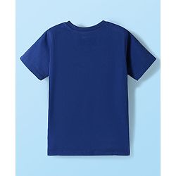 Babyhug Disney Single Jersey Knit Half Sleeves T-Shirts with Mickey Mouse Graphic Pack of 3 - Navy Blue White & Maroon