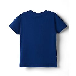 Babyhug Disney 100% Cotton Knit Half Sleeves T-Shirt With Mickey Mouse Graphic - Navy Blue