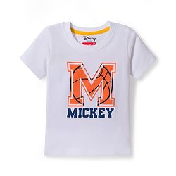 Babyhug Disney Single Jersey Knit Half Sleeves T-Shirts With Mickey Mouse Graphics Pack of 3 - Multicolor