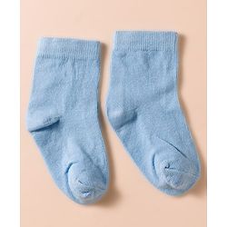Cute Walk by Babyhug Non Terry Cotton Knit Anti Bacterial Ankle Length Socks With Vehicles Design Pack of 3 - Multicolour