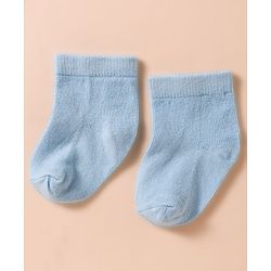 Cute Walk by Babyhug Non Terry Cotton Knit Anti Bacterial Ankle Length Socks With Vehicles Design Pack of 3 - Multicolour