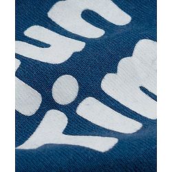 Babyhug Cotton Knit Half Sleeves T-Shirt with Animal Print - Navy Blue
