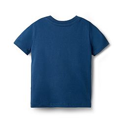 Babyhug Cotton Knit Half Sleeves T-Shirt with Enjoy Print - Navy Blue