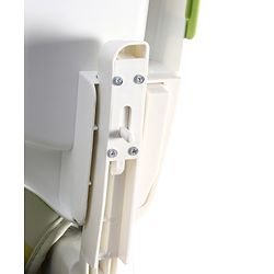 Babyhug 4 in 1 multifunctional Baby High Chair with Adjustable Backrest - Green| Adjustable Footrest & 5 level Seat Height| Compact Fold| Swivel Wheels with Lock|Double Food Tray| Removable PU Cushion