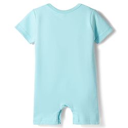 Babyhug 100% Cotton Knit Half Sleeves Rompers with Miami Print Pack of 2 - Multicolor