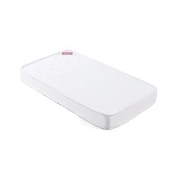 Babyhug High Density Soft Foam Quilted Baby Mattress - White| PU Foam Support| Supports Spinal Alignment| Lightweight| Fits Standard Cribs| 0-24 Months