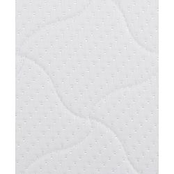 Babyhug High Density Soft Foam Quilted Baby Mattress - White| PU Foam Support| Supports Spinal Alignment| Lightweight| Fits Standard Cribs| 0-24 Months