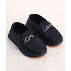 Cute Walk by Babyhug Slip On Loafers - Navy Blue