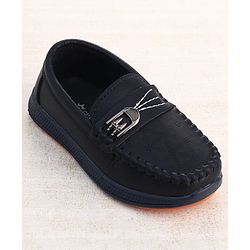 Cute Walk by Babyhug Slip On Loafers - Navy Blue