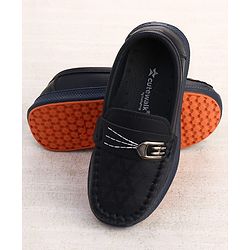 Cute Walk by Babyhug Slip On Loafers - Navy Blue