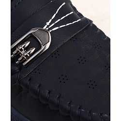 Cute Walk by Babyhug Slip On Loafers - Navy Blue