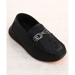 Cute Walk by Babyhug Slip On Loafers - Navy Blue