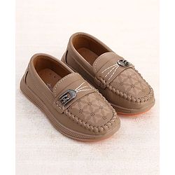 Cute Walk by Babyhug Slip On Loafers - Navy Blue