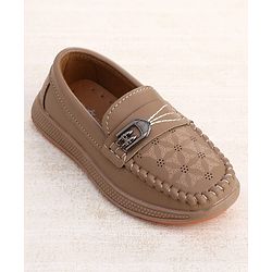 Cute Walk by Babyhug Slip On Loafers - Navy Blue