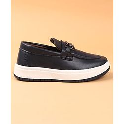 Cute Walk by Babyhug Slip On Solid Colour Loafers - Navy Blue