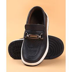 Cute Walk by Babyhug Slip On Solid Colour Loafers - Navy Blue