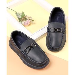 Cute Walk by Babyhug Slip On Solid Color Loafers - Brown