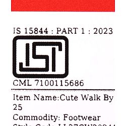 Cute Walk by Babyhug Solid Colour Sneaker Shoes with Velcro Closure - Black