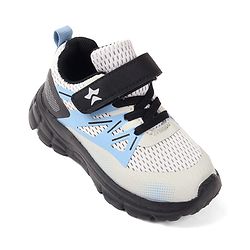 Cute Walk by Babyhug Solid Colour Sneaker Shoes with Velcro Closure - Black