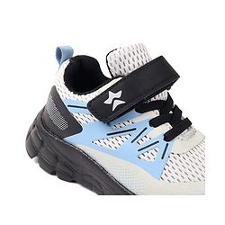 Cute Walk by Babyhug Solid Colour Sneaker Shoes with Velcro Closure - Black