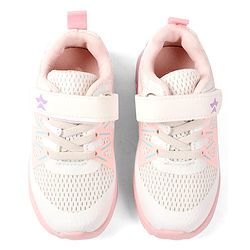 Cute Walk by Babyhug Solid Colour Sneaker Shoes with Velcro Closure - Black