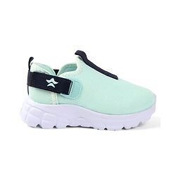 Cute Walk by Babyhug Solid Colour Sneaker Shoes with Velcro Closure - Aqua Blue
