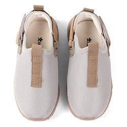 Cute Walk by Babyhug Solid Colour Sneaker Shoes with Velcro Closure - Aqua Blue