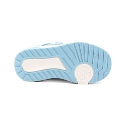 Cute Walk by Babyhug Solid Colour Sneaker Shoes with Velcro Closure - Light Blue