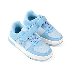 Cute Walk by Babyhug Solid Colour Sneaker Shoes with Velcro Closure - Light Blue