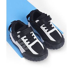 Cute Walk by Babyhug  Velcro Closure Sneaker Shoes - Black