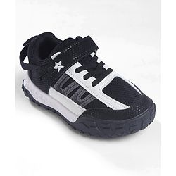 Cute Walk by Babyhug  Velcro Closure Sneaker Shoes - Black