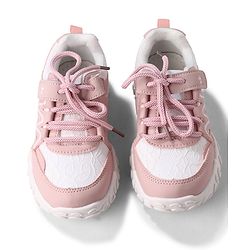 Cute Walk by Babyhug Velcro Closure with Floral Design Sneaker Shoes - Pink