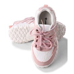Cute Walk by Babyhug Velcro Closure with Floral Design Sneaker Shoes - Pink