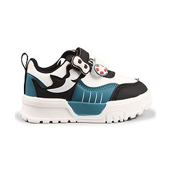 Cute Walk by Babyhug Velcro Closure Solid Color Sneakers Shoes - Teal Blue
