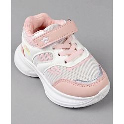 Cute Walk by Babyhug Closure Sneakers with Cute Print - Pink