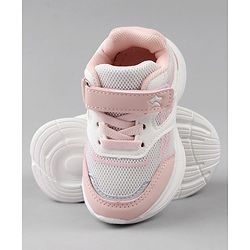 Cute Walk by Babyhug Closure Sneakers with Cute Print - Pink