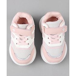 Cute Walk by Babyhug Closure Sneakers with Cute Print - Pink