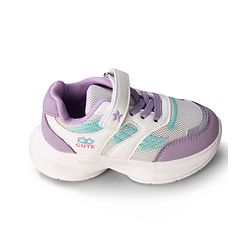 Cute Walk by Babyhug Closure Sneakers with Cute Print - Pink