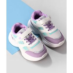 Cute Walk by Babyhug Closure Sneakers with Cute Print - Pink