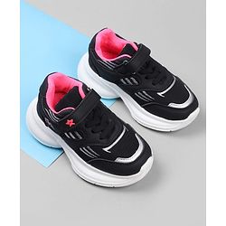 Cute Walk by Babyhug Closure Sneakers with Cute Print - Pink