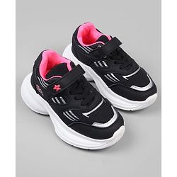 Cute Walk by Babyhug Closure Sneakers with Cute Print - Pink