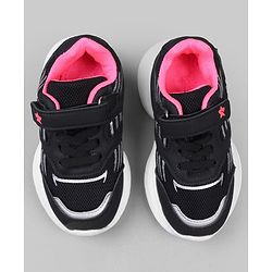 Cute Walk by Babyhug Closure Sneakers with Cute Print - Pink