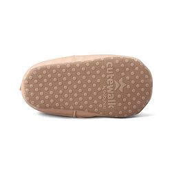 Cute Walk by Babyhug Velcro Closure Booties with Fox Patch -  Grey